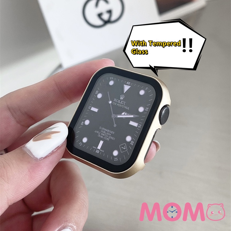 Ốp hợp kim nhôm cho đồng hồ thông minh Apple Watch 7 SE 6 5 4 3 2 1 41mm 45mm 42mm 40mm 44mm