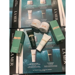 Set dưỡng da 4 món mini LA MER Hydration Essentials (Xanh)