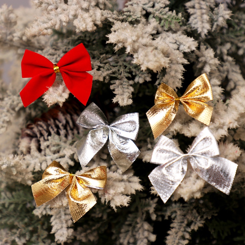 Nơ nhỏ trang trí cây thông giáng sinh xinh xắn N1