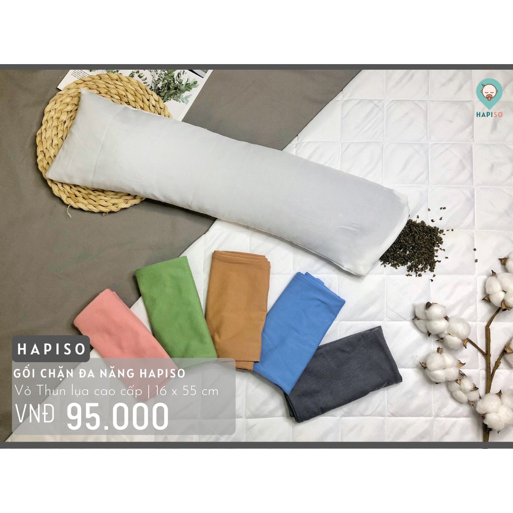 [Mã 267FMCGSALE giảm 8% đơn 500K] GỐI CHẶN ĐA NĂNG VỎ ĐỖ HAPISO