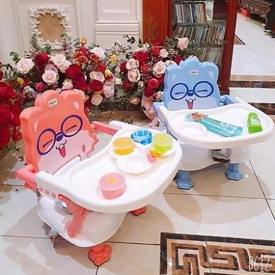 Ghế ăn dặm hình mắt kính đáng yêu cho bé