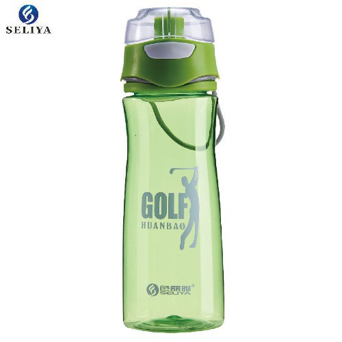 Bình đựng nước thể thao, bình gym SELIYA Golf 620ml mẫu đẹp nhựa an toàn