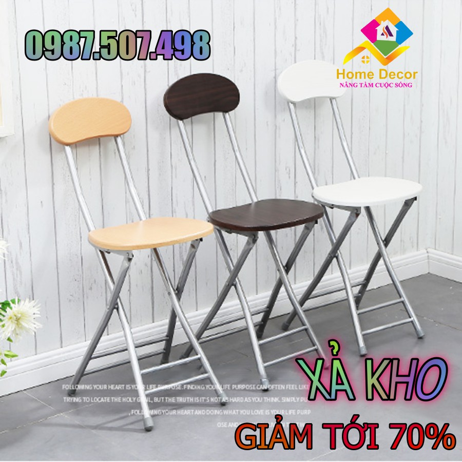 Ghế gỗ gấp gọn - Tiện lợi - Ghế làm việc văn phòng đa năng, có thể gấp gọn, phù hợp với mọi không gian