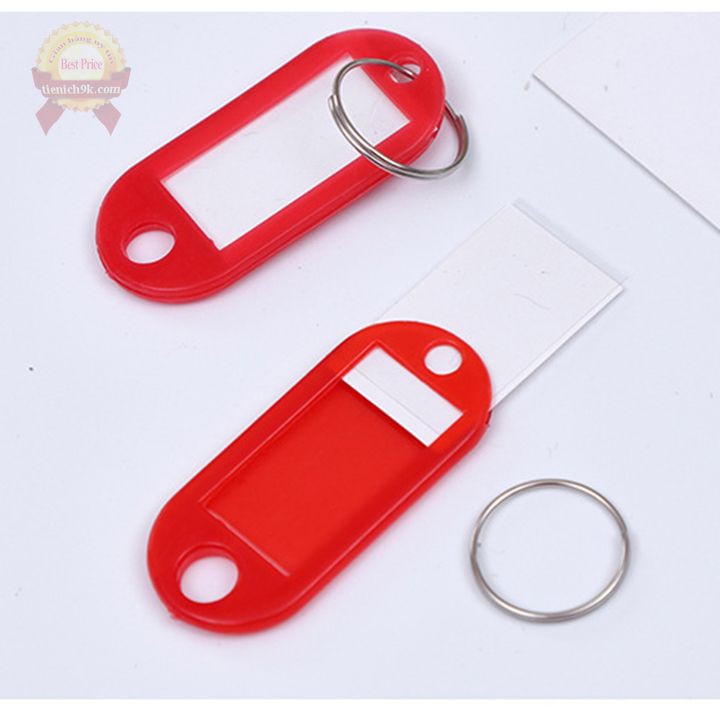 Combo 15 thẻ ghi nhớ chìa khóa 50x22mm nametag note ghi chú vali