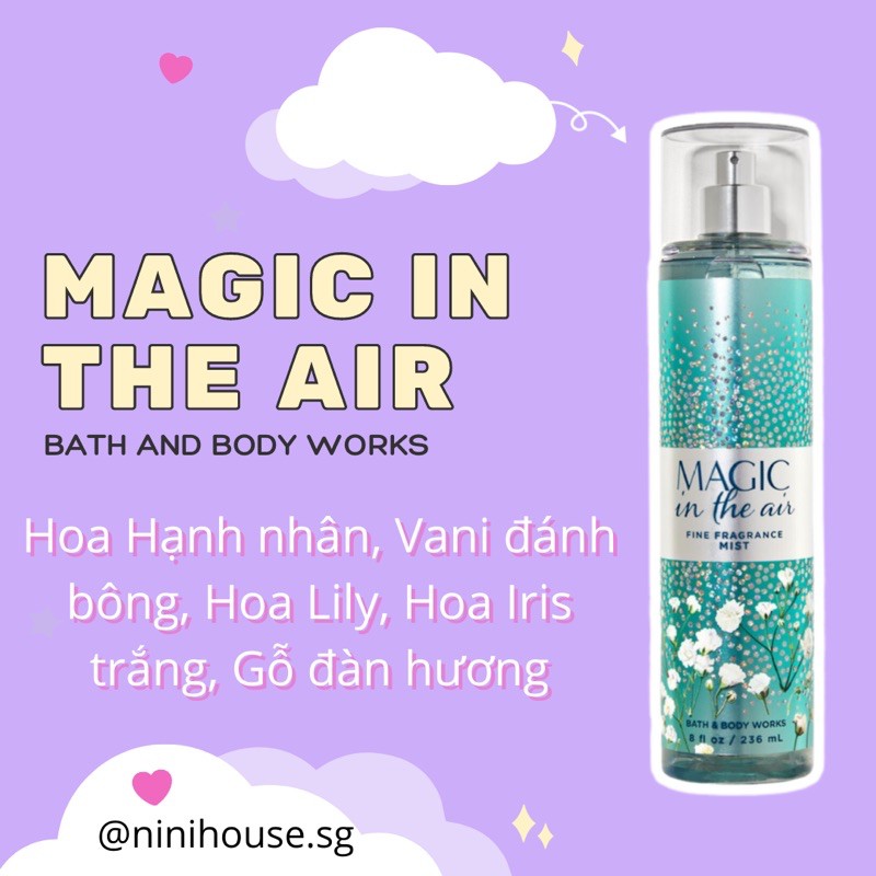 MAGIC IN THE AIR | Xịt thơm toàn thân body mist Bath and Body Works