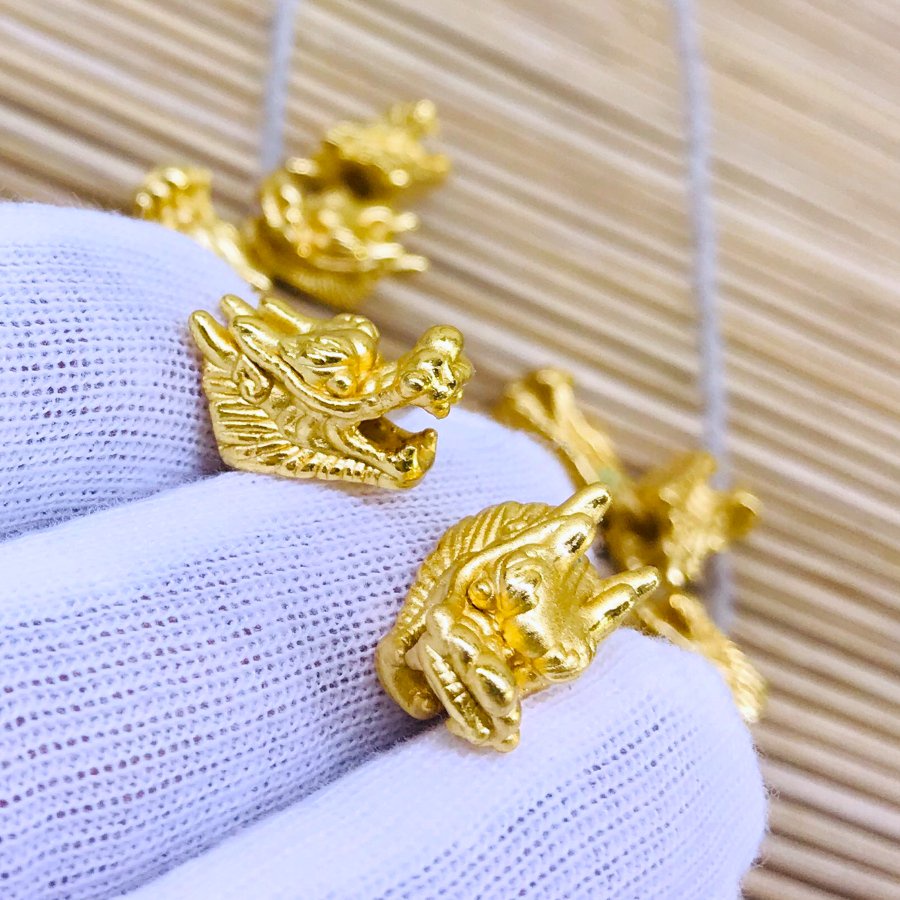 Charm bạc hình đầu rồng (CB057)