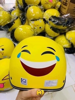 Mũ bảo hiểm icon cảm xúc