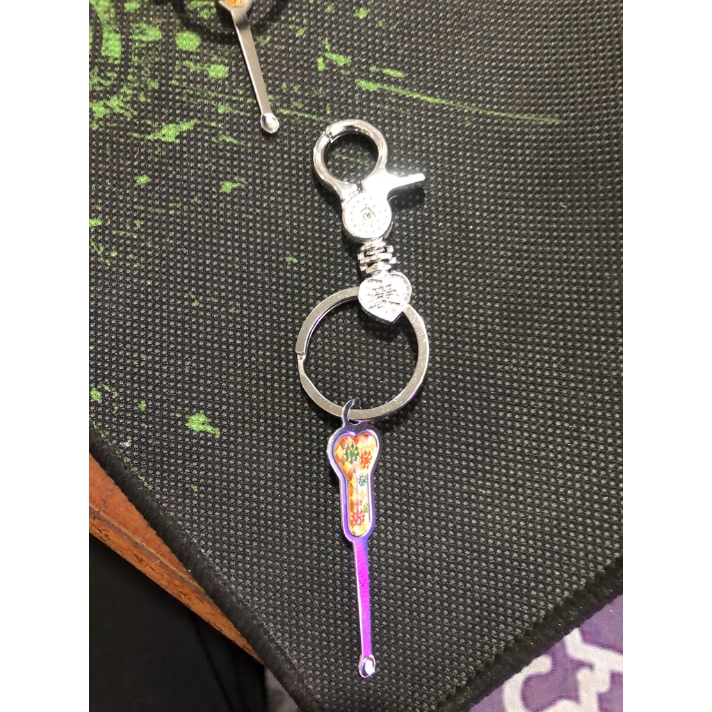 Túi 12 Cái Móc Treo Chìa Khóa Kèm Móc Tai