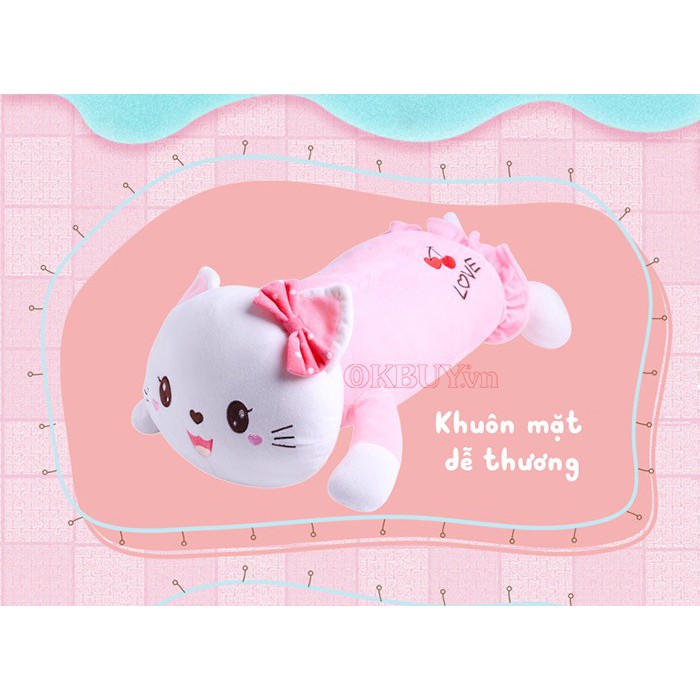 Gối nằm massage cổ vai gáy hồng ngoại pin sạc hello kitty YJ-68