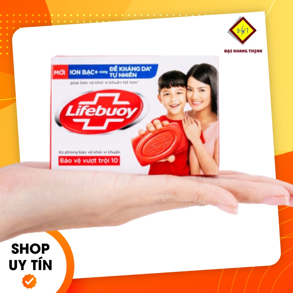 Xà bông cục Lifebuoy 90g sáp cục diệt khuẩn