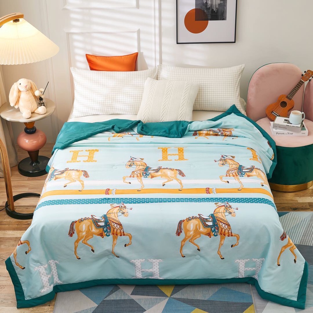 Chăn hè cotton đũi cao cấp nhập khẩu siêu hot,free ship-Mã CĐZ006
