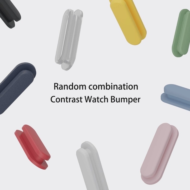 Ốp Silicone ChốNg SốC Cho ĐồNg Hồ Apple Watch Series 7 6 5 4 SE 44mm 40mm 41mm 45mm