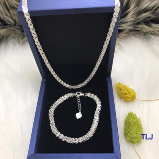 dây chuyền, lắc tay bạc ý cao cấp