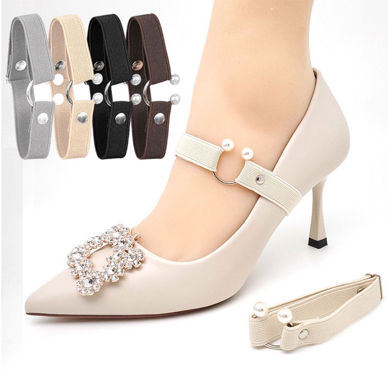 Dây Đeo Giày Cao Gót Phối Ren Có Thể Điều Chỉnh