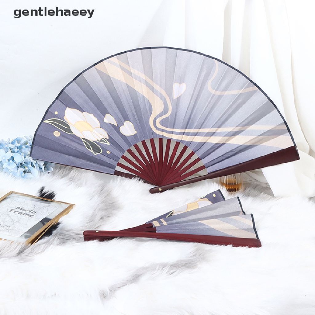 Quạt Xếp Hai Mặt Hóa Trang Genshin Va Chạm Kamisato Ayaka