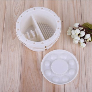 Watercolor brush cleaning tool