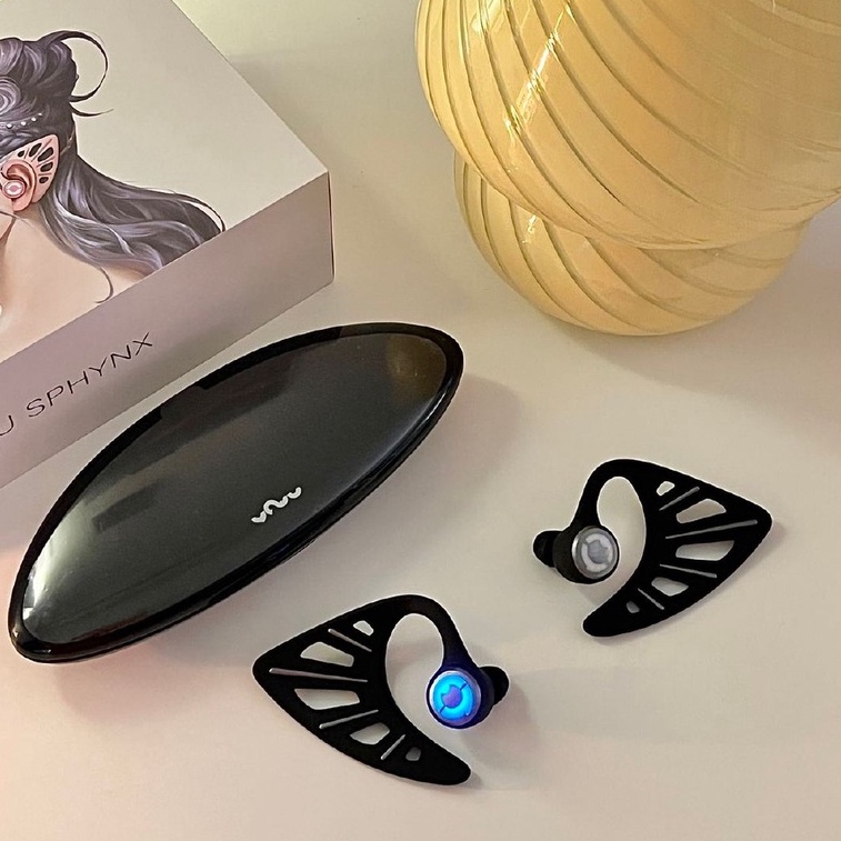 YOWU Demon Dance Elf phiên bản Raven Black Tai nghe TWS True Wireless Bluetooth Binaural In-Ear Luminous Music