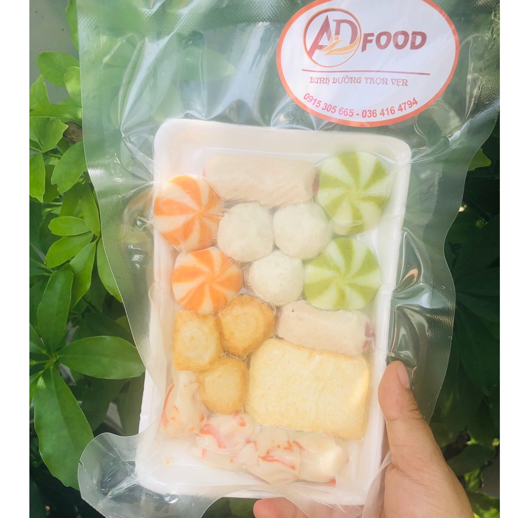 Khay xiên que thả lẩu thập cẩm
