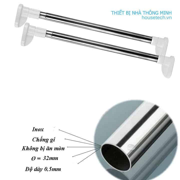 Thanh treo đa năng , thanh treo quần áo inox 304 cao cấp