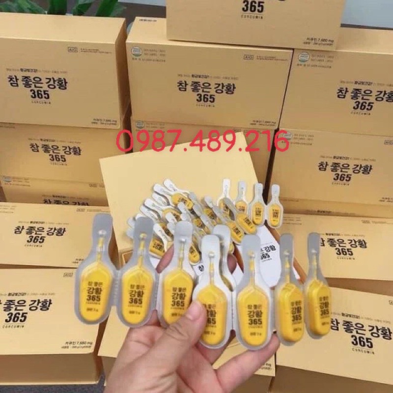 Nghệ NaNo Curcumin 365 Hàn Quốc mẫu mới