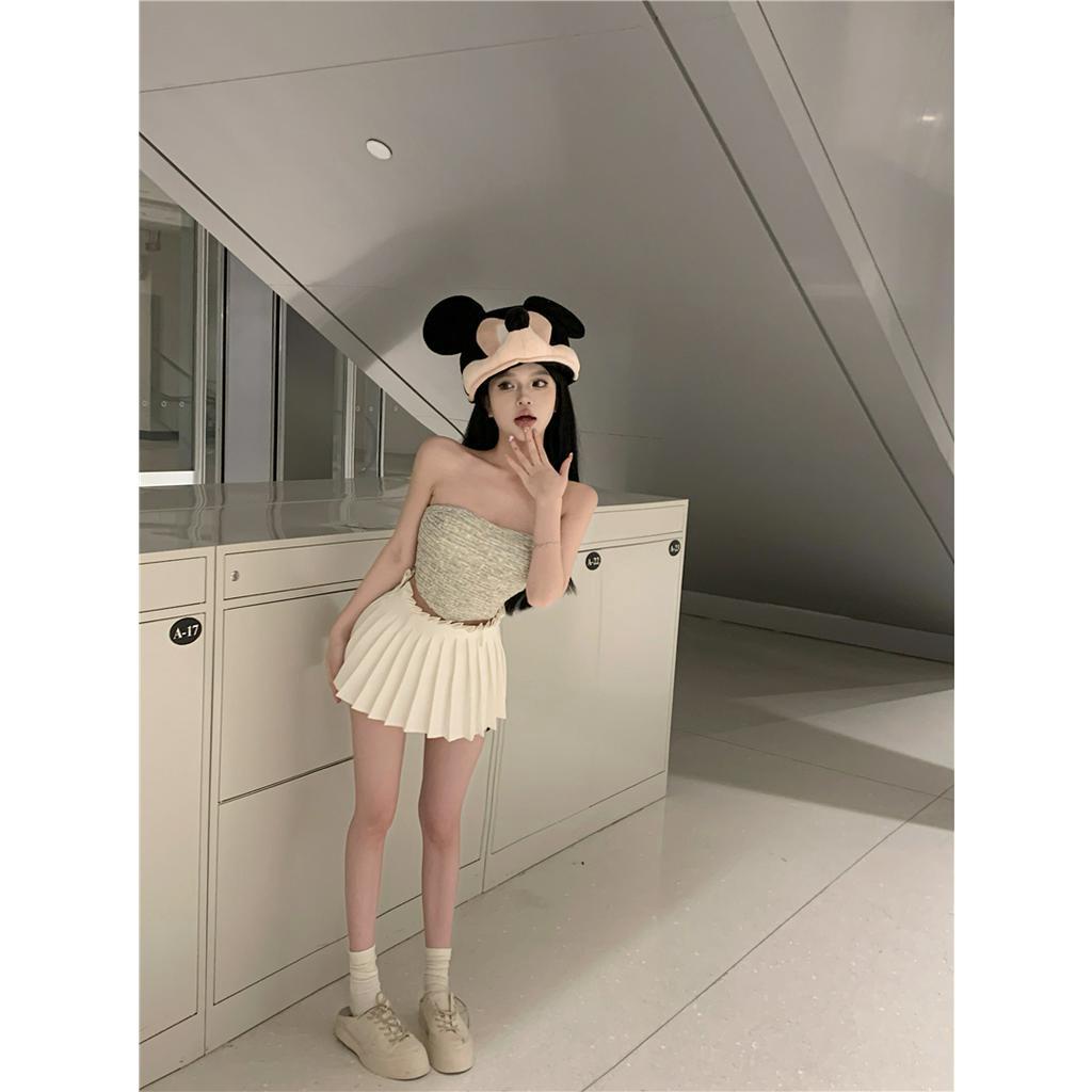 Mới Áo Tank Top Trễ Vai Thiết Kế Quyến Rũ Cho Nữ