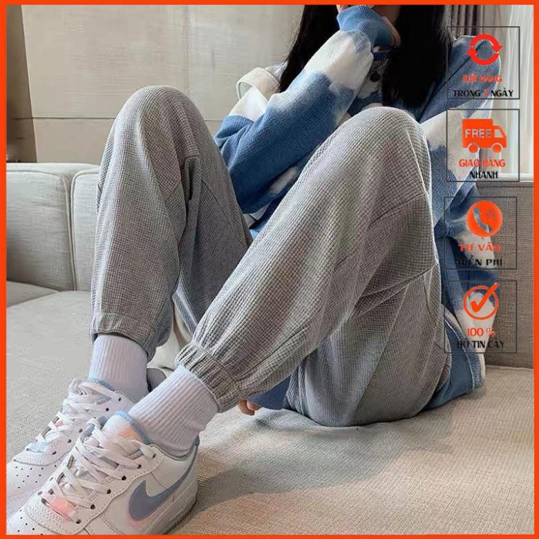 [QUÀ TẶNG KTYTT] Quần Jogger Nữ Chất Nỉ Tổ Ong dày ấm 4 màu m899 | BigBuy360 - bigbuy360.vn
