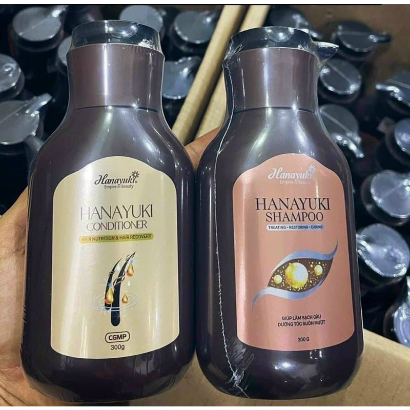 Combo dầu gội và dầu xả Hanayuki