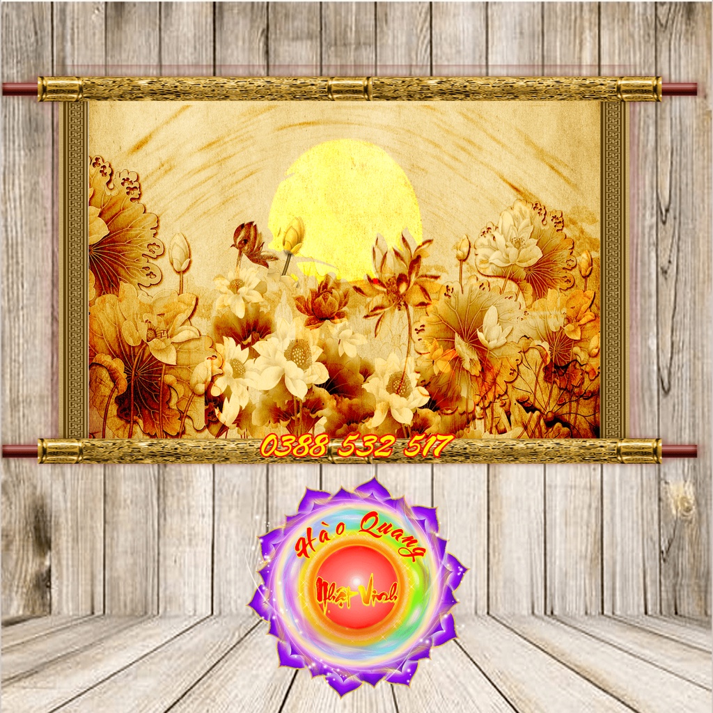 Tranh Tây Phương Tam Thánh Treo Tường Chất Liệu Phim Backlit Nhiều Kích Thước