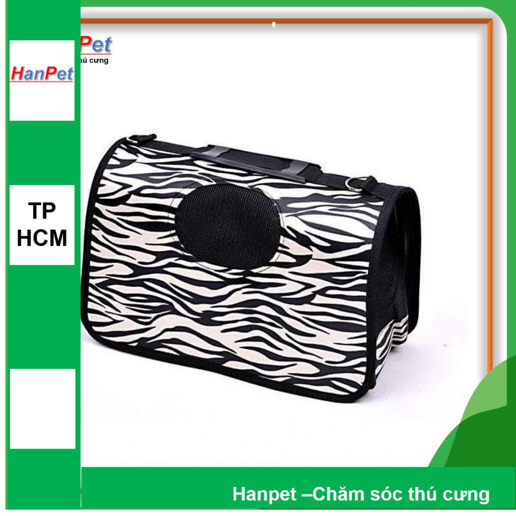 HCM- Túi cứng - túi Vận chuyển chó mèo, size S (MÀU NGẪU NHIÊN) phù hợp với thú cưng dưới 3kg (hanpet 373a)