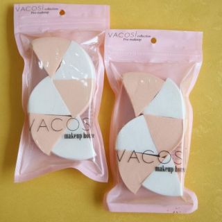 Bông Phấn Ướt Tam Giác Vacosi 6 miếng (loại bịch)