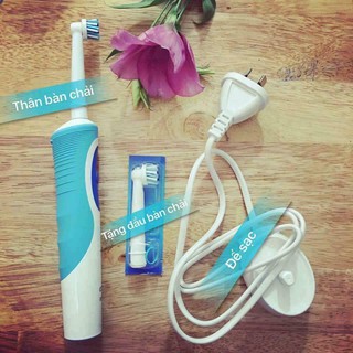 bàn chải điện Oral B Úc (tặng kèm đầu thay)