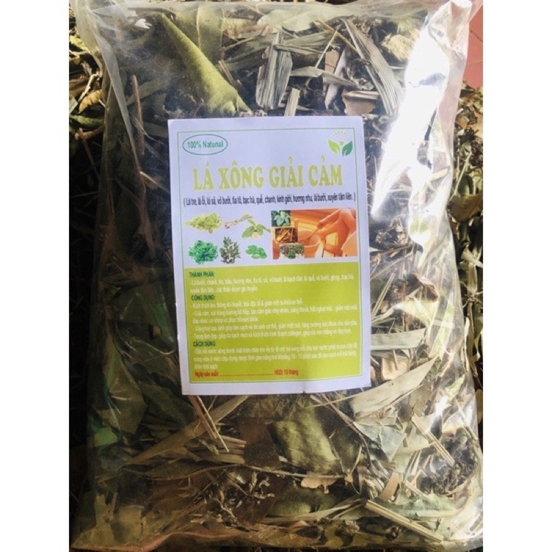 Lá xông giải cảm, lá tắm phục hồi cơ thể