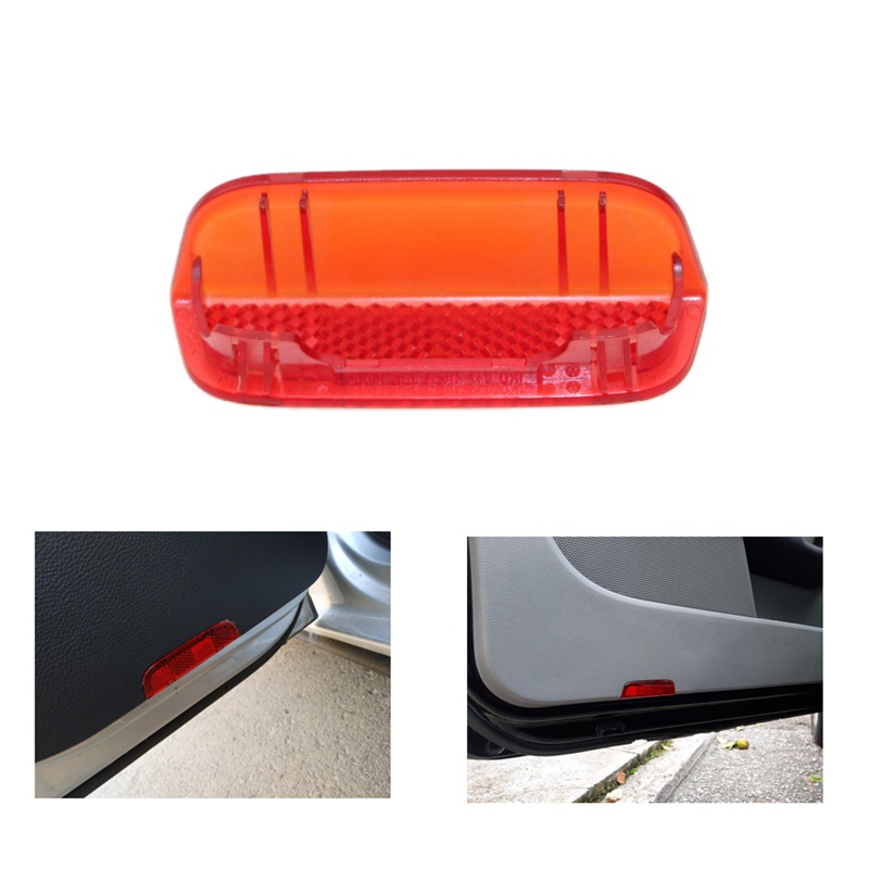 Bảng điều khiển cửa nội thất 2Pc Đèn chiếu sáng Lense Reflector Red 1KD947419 Phù hợp cho Passat B6 B7 CC Jetta MK5 MK6 Golf MK6