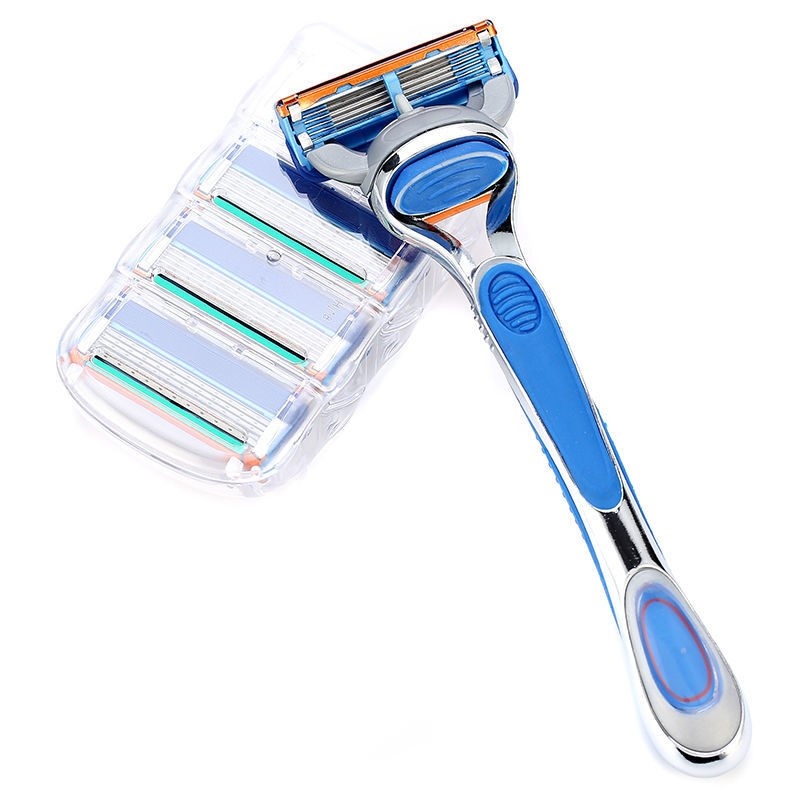 Dao cạo râu 5 lưỡi, gọn nhẹ, thiết kế thông minh, cạo sạch, êm mịn, không gây tổn thương da mặt - Giá siêu tiết kiệm