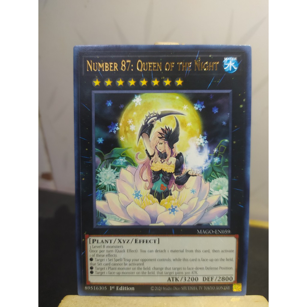 Thẻ Bài Yugioh | Number 87: Queen of the Night - MAGO-EN059 - Rare 1st Edition | By Đức