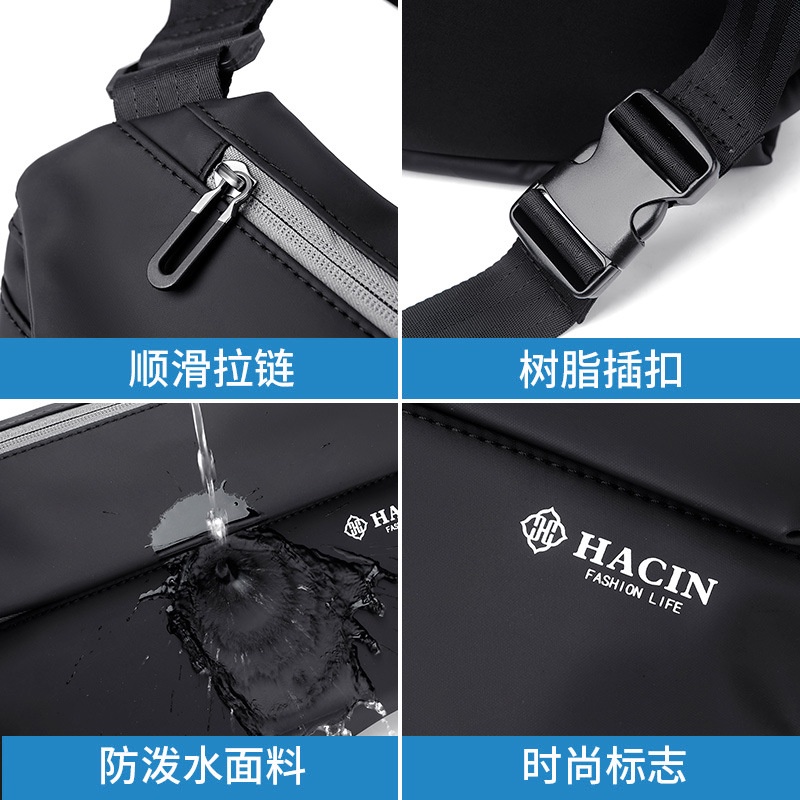 Túi đeo chéo nam  chất liệu Oxford chống thấm nước, đựng ipad, thiết kế nhiều ngăn tiện dụng – T02 Fortune Mouse
