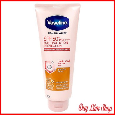 Sữa dưỡng thể trắng da Vaseline 50x SPF 50+ Thái Lan