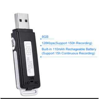 Usb ghi âm mini 8gb
