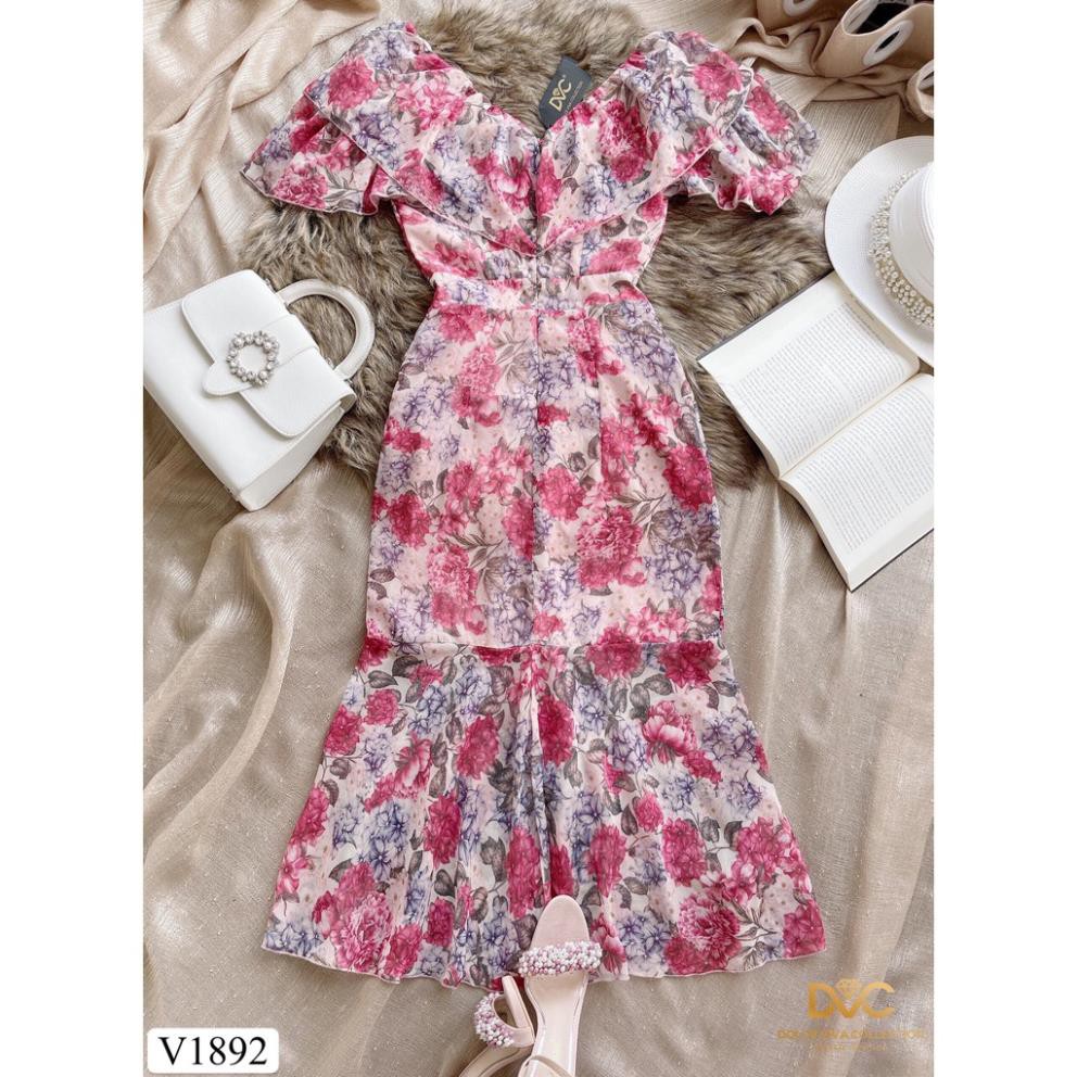 [HÀNG CAO CẤP] Váy hoa thiết kế dáng ôm body | BigBuy360 - bigbuy360.vn