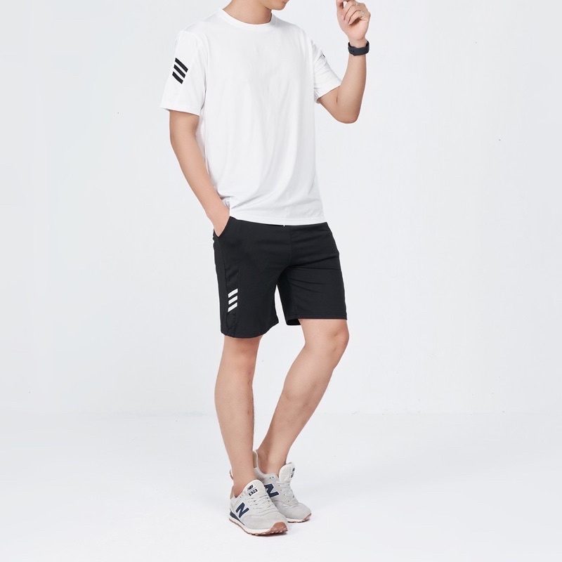 Bộ Thể Thao Nam cao cấp chất thun co giãn,năng động mùa hè thoáng mát, ba màu trẻ trung