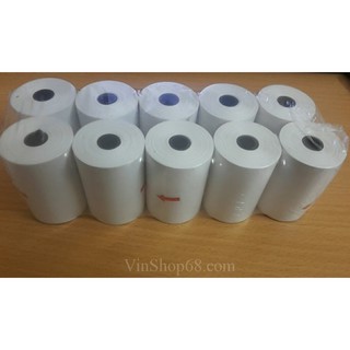 Giấy in nhiệt Antech K57 Phi 38mm. Chuyên dùng cho máy POS thanh toán tiền, máy in hóa đơn loại nhỏ