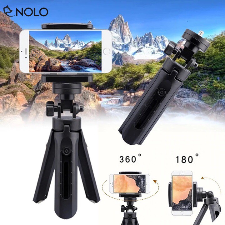 Tripod Giá Đỡ 3 Chân Gấp Gọn TT01 Chiều Dài Tối Đa 28cm Cho Điện Thoại Và Máy Ảnh Mirroless