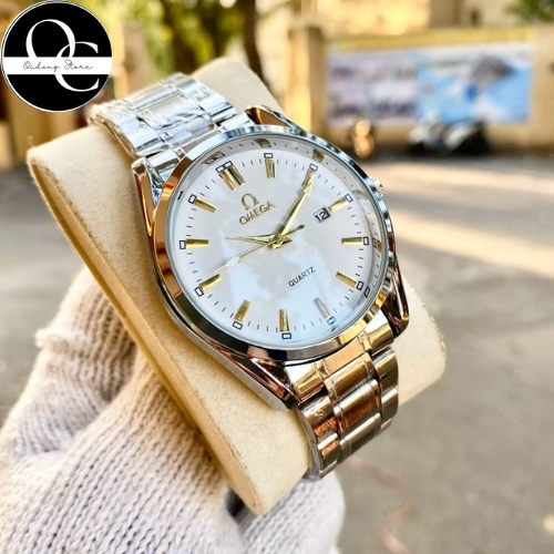 [OMEGA] Đồng Hồ Nam Omega Dây Kim Loại Ocdong.Store Có Lịch Ngày Size Mặt 40mm Viền Thép Chống Gỉ Sét | BigBuy360 - bigbuy360.vn