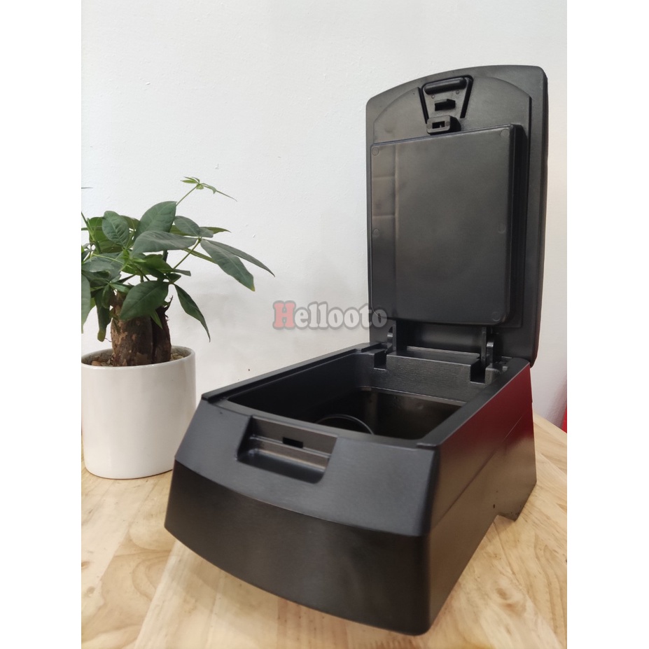 Hộp tỳ tay, bệ tỳ tay xe Mitsu Xpander 2018 2019 2020 2021 2022 cao cấp mẫu Hộp Nửa V2 03