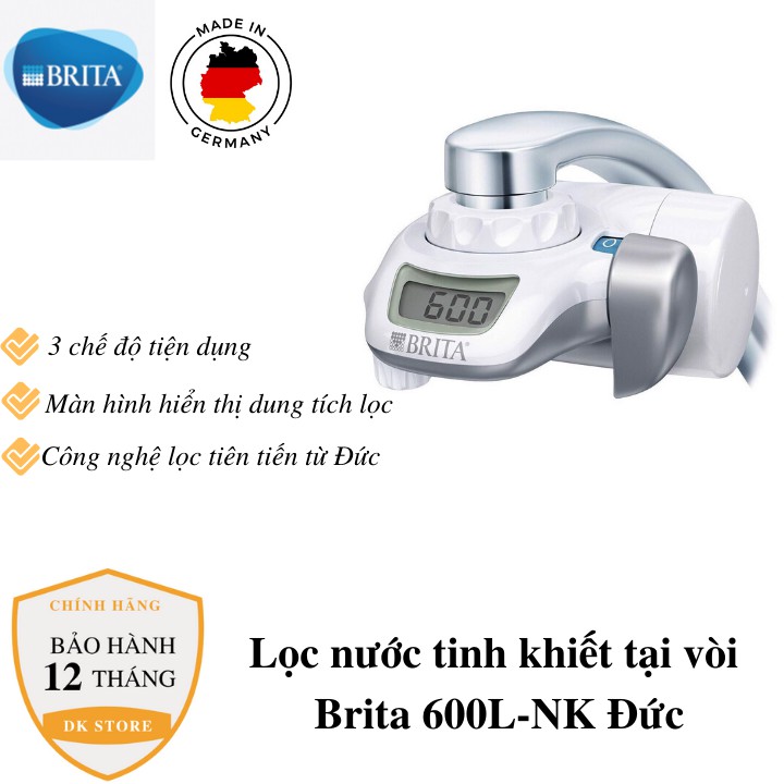 Máy lọc nước trực tiếp tại vòi BRITA ON TAP 600L-Nhập khẩu Đức [CHÍNH HÃNG]