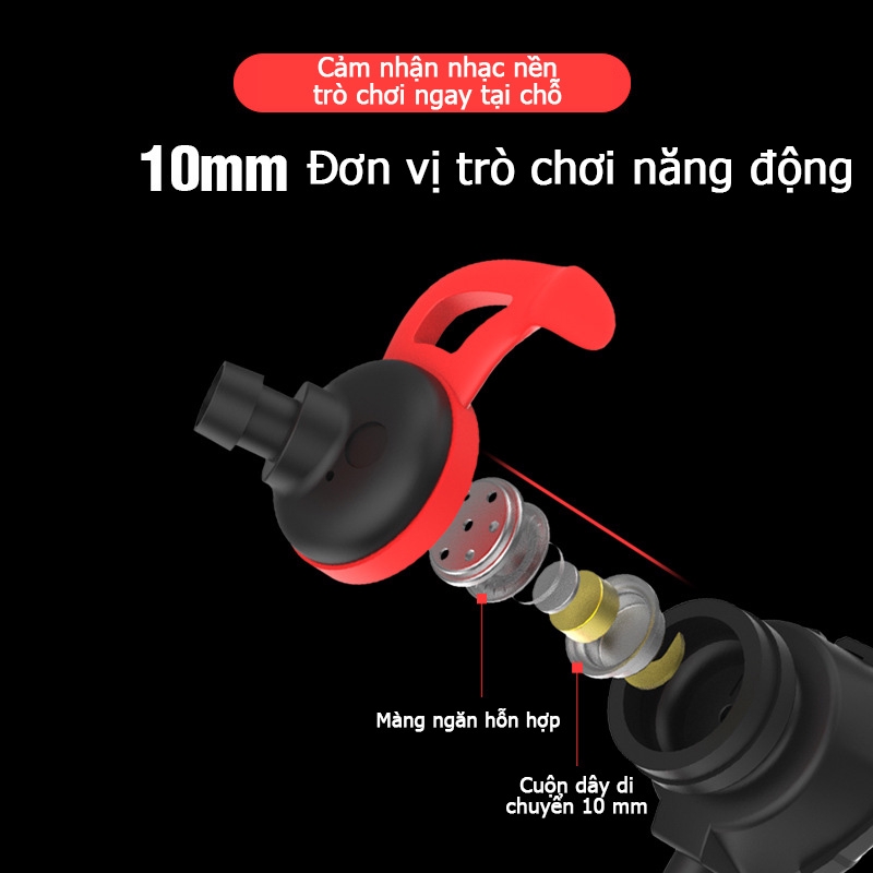 Tai nghe chơi game cho điện thoại di động PC G6 cung cấp trải nghiệm tốt cho micrô của Liên minh huyền thoại [NBG6]