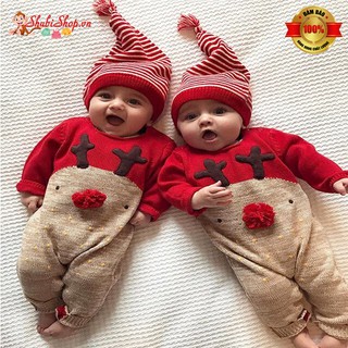 Body Noel TUẦN LỘC MŨI ĐỎ cho bé yêu 3-13kg - CÓ KÈM ẢNH THẬT .