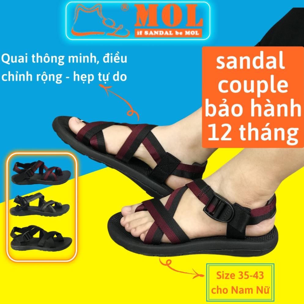 Giày dép sandal couple nam nữ quai chéo xỏ ngón có quai hậu cố định cho cặp đôi mang đi biển du lịch đi học ZR117B 👞
