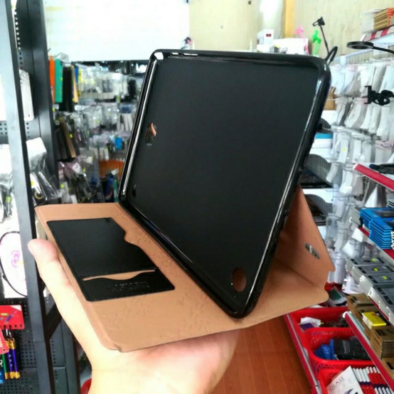 Bao da Samsung Galaxy Tab A 9in7 T550/t555/p550/p555 khay dẻo hiệu Lishen.