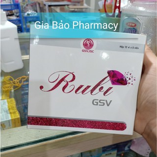 RUBI GSV hộp 60 viên  - Hỗ trợ giảm sạm,nám,lão hóa da